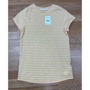 We The Free, Free People Summer Rose Combo T-Shirt Size Large Pink Stripe NEW